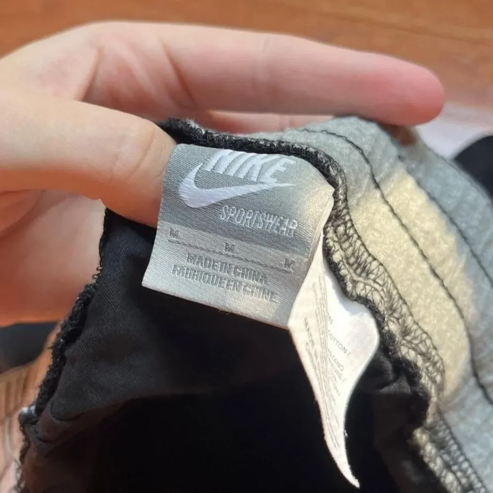 Nike Women's Black and Grey Shorts